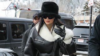 Kylie Jenner Brings The High Fashion To Aspen While On Vacation