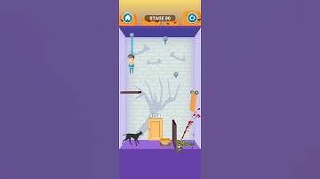 Rescue Cut Gameplay Level 80 (Android, iOS) #rescuecut #rescuecutgameplay #shorts #games