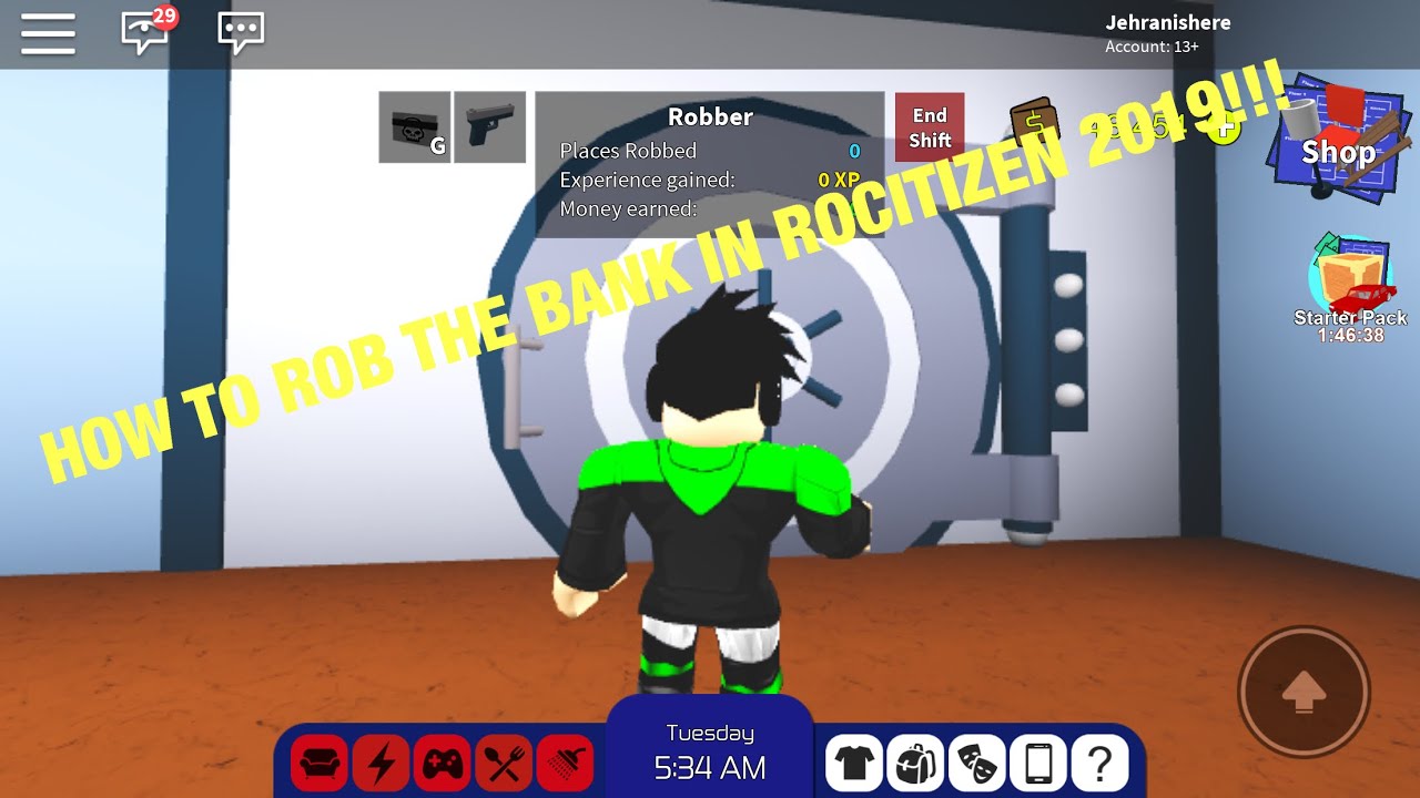 How To Rob The Bank In Rocitizen 2019 Rocitizen 1 Youtube - roblox rocitizens update how to rob the bank youtube