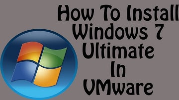 How To Install Windows 7 Ultimate In VMware!