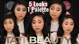 5 Looks With the Tati Beauty Textured Neutrals Palette | Tutorial, 10 HR Wear Test & FULL Review!