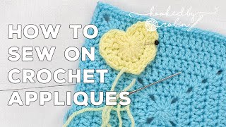 Sew on Crochet Appliques (Without Your Stitches Showing!)