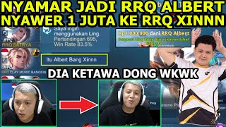 PRANK NYAMAR JADI RRQ ALBERT NYAWER 1 JUTA KE RRQ XINNN SURUH PICK LING ! LIHAT GIMANA REAKSI XIN