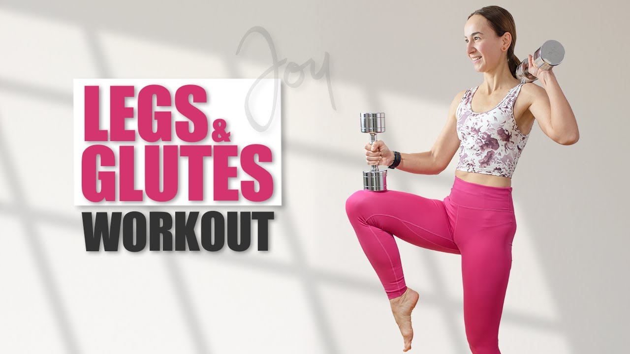 35 min LEGS and GLUTES Workout - All Standing - Home Workout with ...