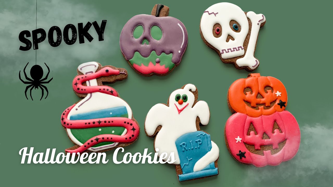 Spooky Cute! Halloween Cookies | Satisfying Cookie Decorating with Royal Icing