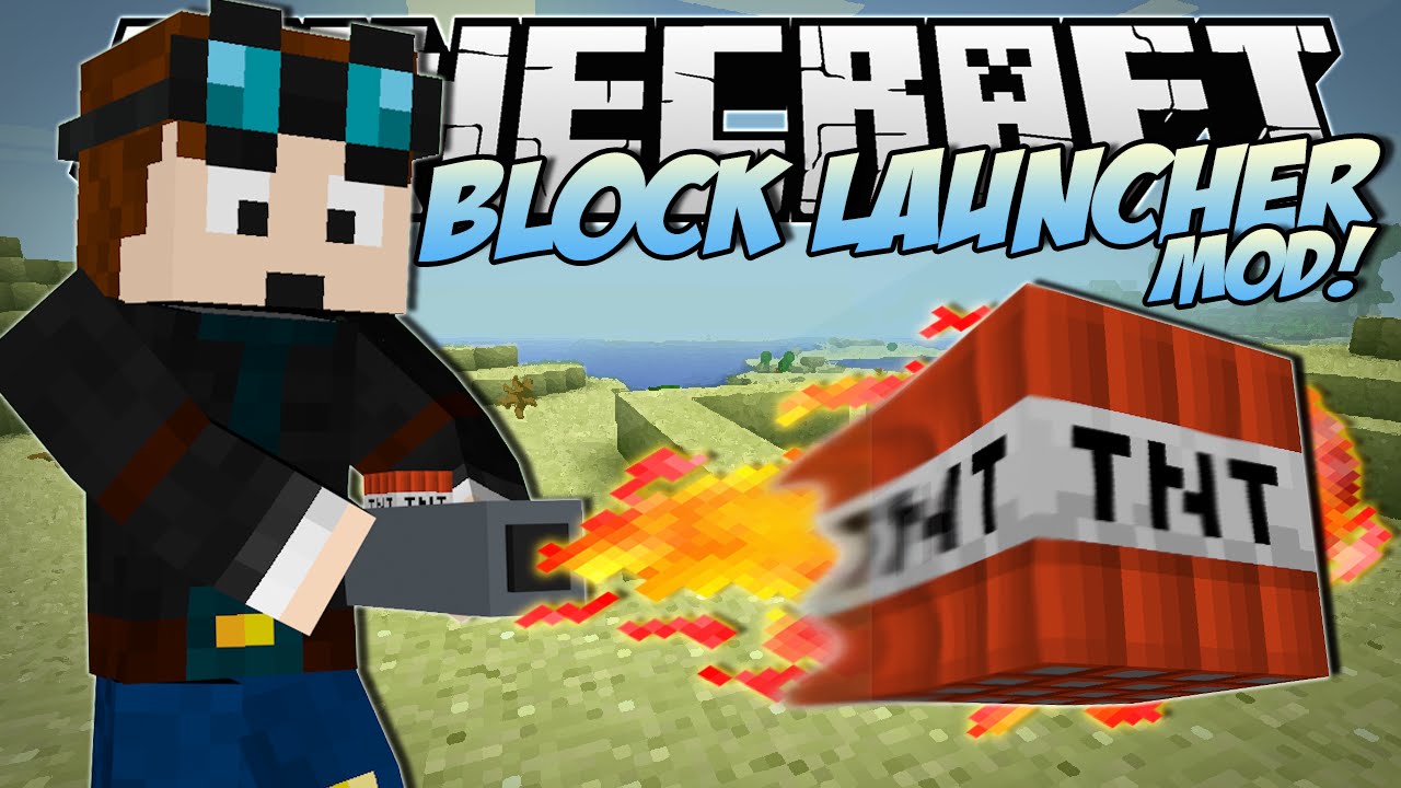 Minecraft Block Launcher Mod Fire Any Blocks To Kill Mod Showcase Youtube