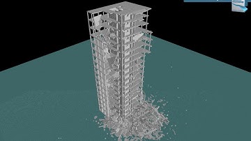 INACHUS - High-rise building, Explosion scenario, Location 2
