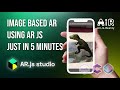 WebAR Image Tracking AR App in just 5 minutes without coding skills(New 2020 Way) | AR JS Studio