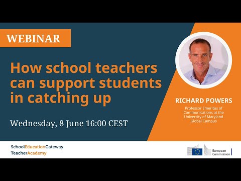 How school teachers can support students in catching up - Webinar