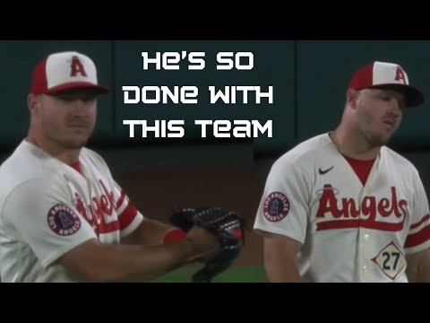 Mike Trout Gets Fed Up With His Pitcher Tipping Pitches