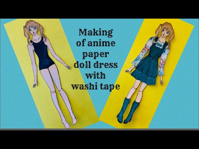 Kawaii Paper Doll Girl Anime Cute Clothing Dress Retro Jap  Flickr