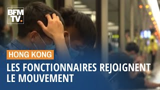 À Hong Kong, les fonctionnaires se joignent aux manifestants