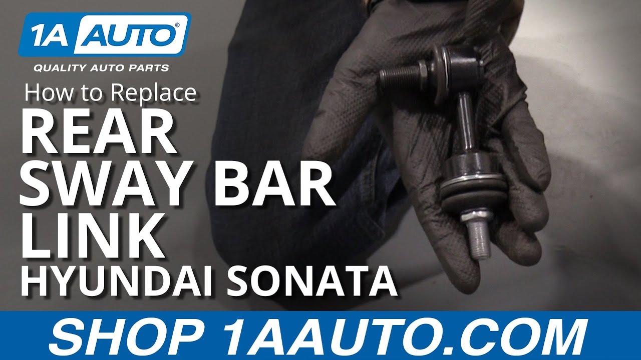 How to Replace Rear Sway Bar Link 11-15 Hyundai Sonata - YouTube