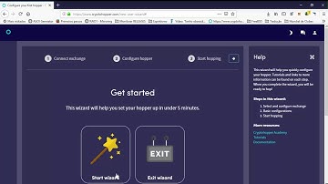 Setting up CryptoHopper - June 2019