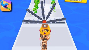 Snake Run Race🐍🏁 3d Running Gameplay Walkthrough Part - 35 (iOS, Android)