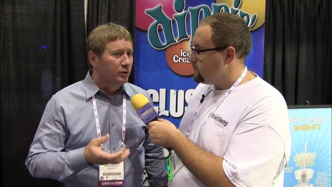 Interview with Dippin' Dots inventor at IAAPA Attractions Expo 2012 Clusters, new flavors
