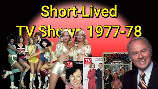197778 ShortLived TV Shows