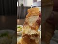 サイコロトーストの贅沢モーニング