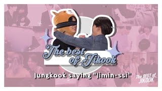 Best of #Jikook • Jungkook saying “Jimin-ssi”