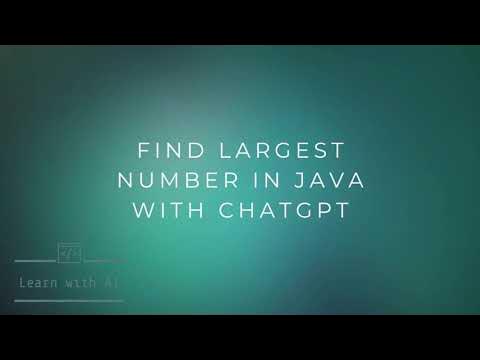 🔥 Find Largest number in Java with AI | Master Java Programming with ...