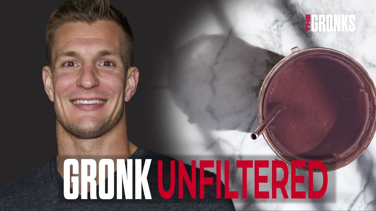 How to make Gronk's NFL Game Day Smoothie | Gronk Unfiltered - YouTube