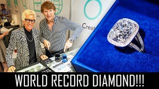 WORLDS BIGGEST LAB GROWN DIAMOND!!!