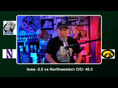 Iowa vs Northwestern Free College Football Picks and Predictions CFB Tips Saturday 10/31/20