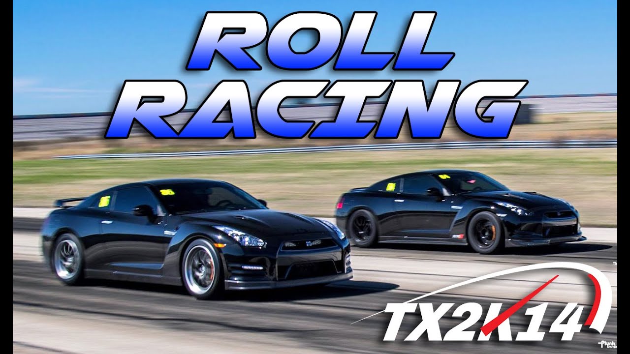 TX2K14 - GT-R's DOMINATE Roll Race! - YouTube