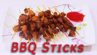 BBQ Sticks| recipe by AAmna's Kitchen