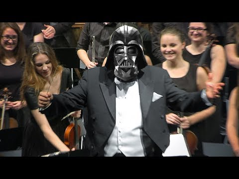 Jedi Orchestra plays Star Wars Main Theme by John Williams. Conducted by Andrzej Kucybała