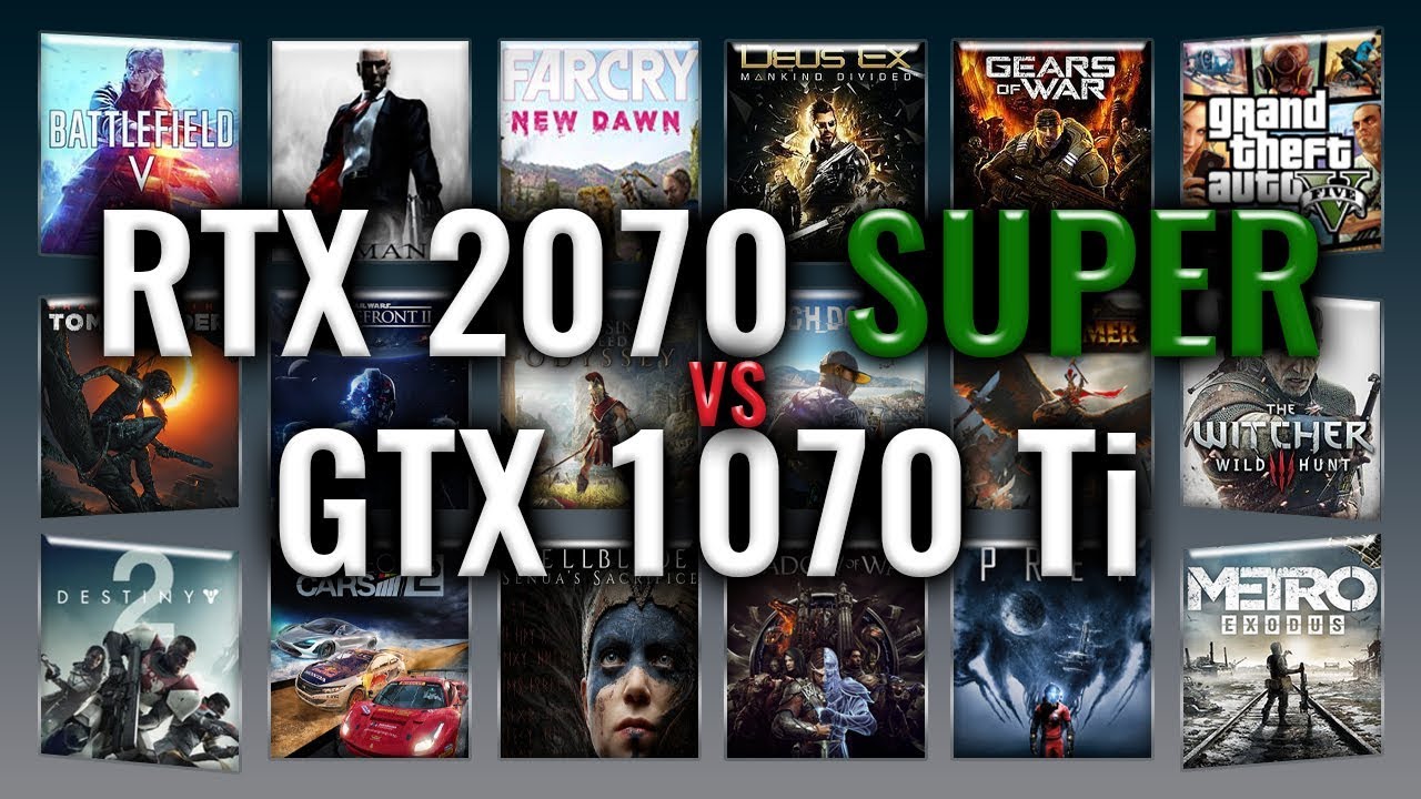 RTX 2070 SUPER vs GTX Ti Benchmarks | Gaming Tests Review & | 59 tests -