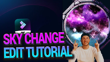 Sky Replacement Tutorial | FilmoraGo Mobile Video Editor #Shorts