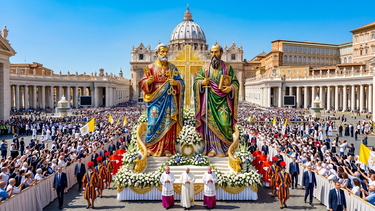 Guarda 🔴 LIVE: ⛪🇻🇦 FEAST OF SAINTS PETER AND PAUL 2026 | Grand Papal Mass & Procession at the Vatican 4K su YouTube Guarda 🔴 LIVE: ⛪🇻🇦 FEAST OF SAINTS PETER AND PAUL 2026 | Grand Papal Mass & Procession at the Vatican 4K su YouTube