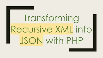 Transforming Recursive XML into JSON with PHP