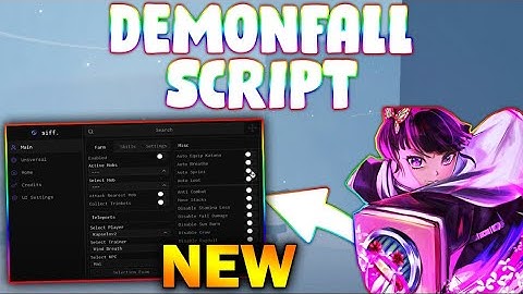 *NEW* Demonfall Script (PASTEBIN 2025) (AUTOFARM, GODMODE, NOFALL, ITEMS)