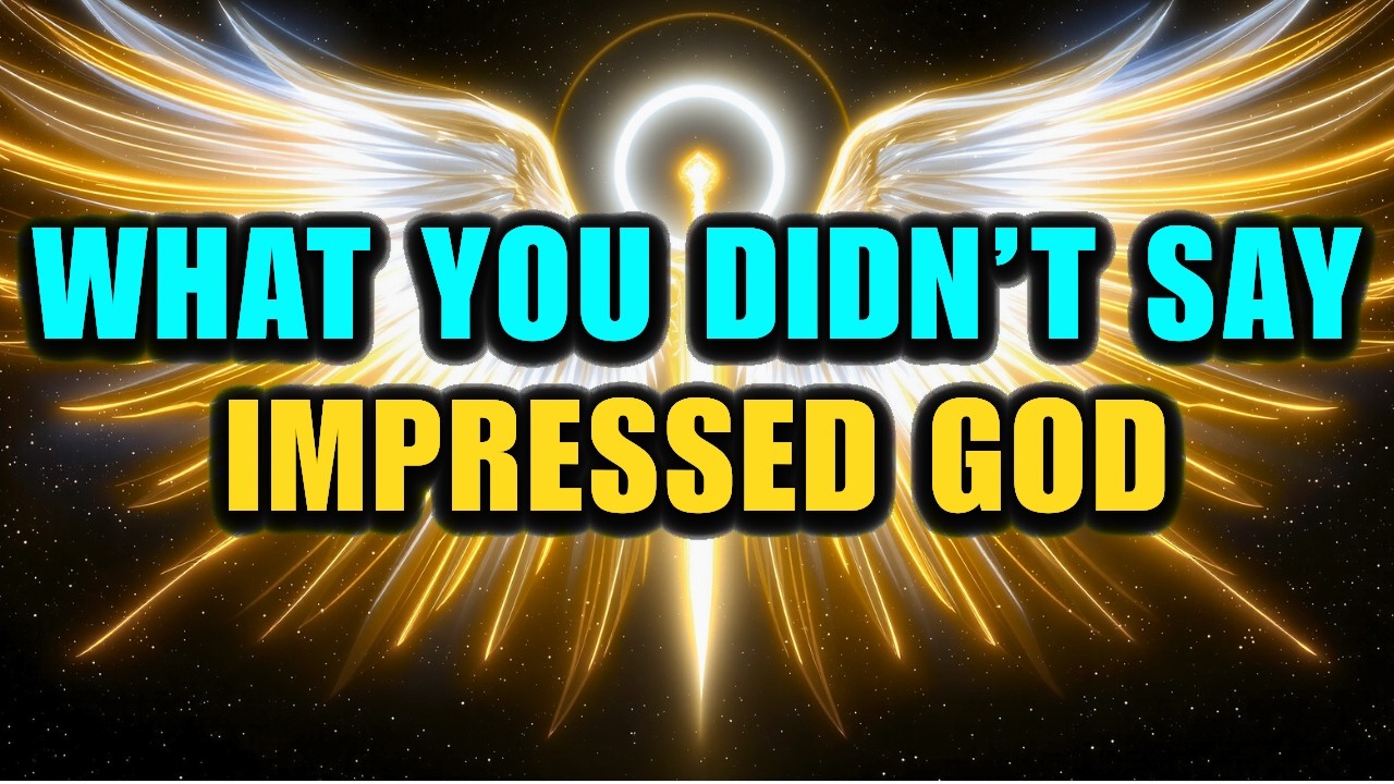 Chosen One: What You Refused to Say Yesterday Impressed God More Than 1000 Prayers 🤫🕊️