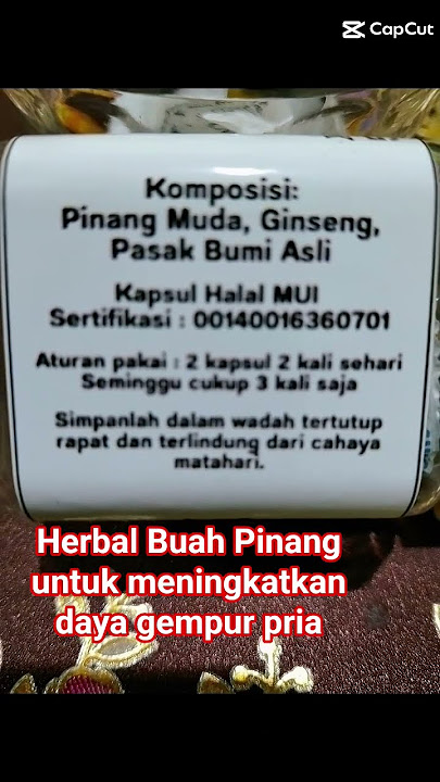 kapsul buah pinang ajaib #shorts