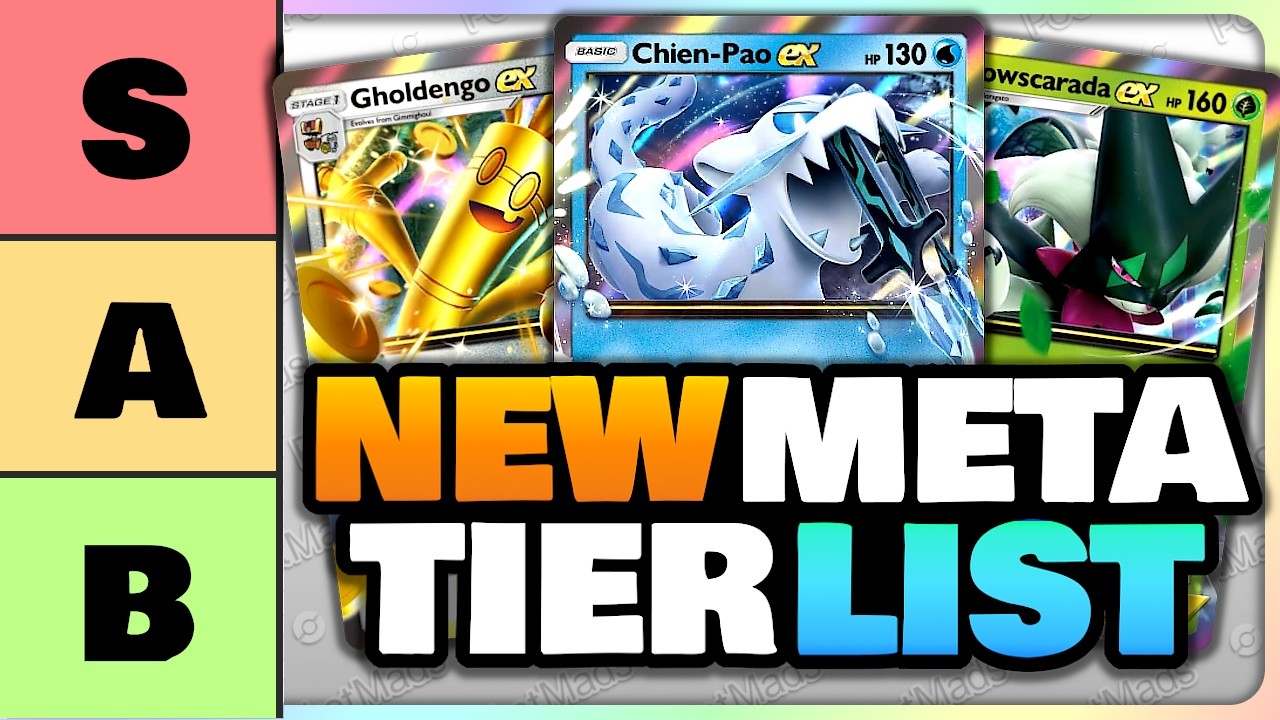 NEW META TIERLIST - Ranking ALL The New BEST DECKS!!! | Pokemon TCG Pocket