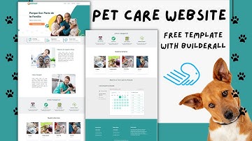 PET CARE WEBSITE TEMPLATES FREE | Builderall Templates | Builderall Website Builder