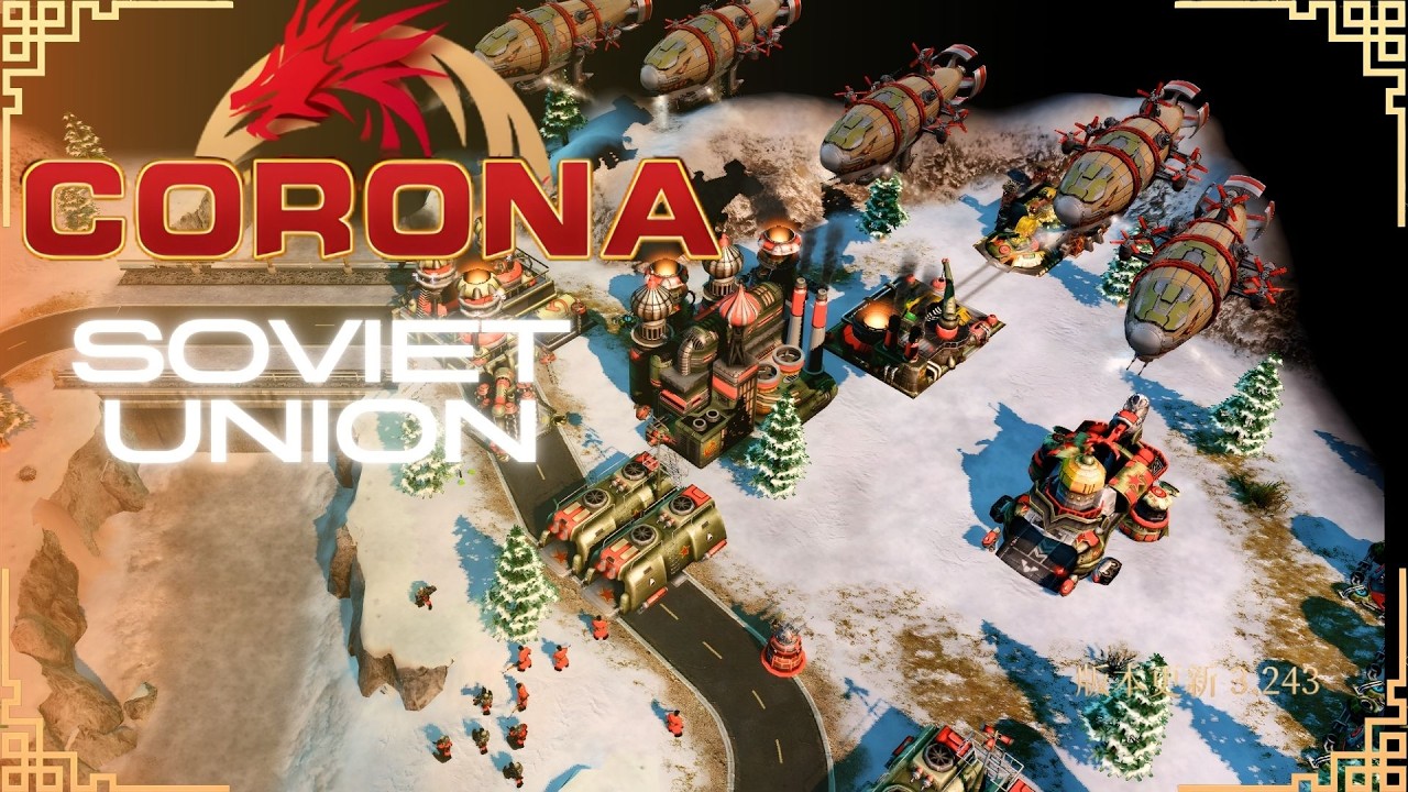 Red Alert 3 [Corona] - Soviet Union vs Celestial Empires Insane/Brutals | Skirmish