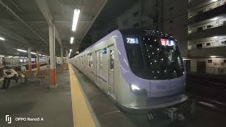 東京メトロ18000系18006編成が西新井駅を急行久喜行きとして発車する動画