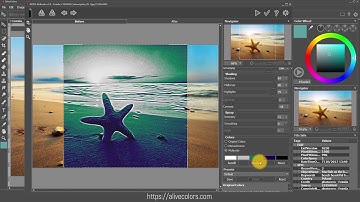 Airbrush Painting Effect in AliveColors Image Editor