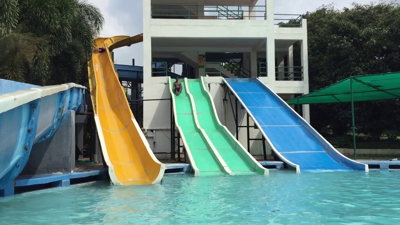 Sayaji Raje Water Park Akluj Rain dance Wave pool YouTube