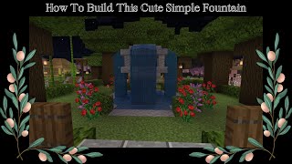 How To Build This Cute Simple Fountain