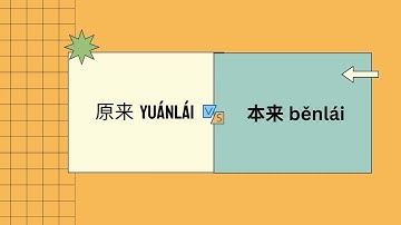 HSK 4 Guide: How to Distinguish ‘原来’ (yuánlái) vs. ‘本来’ (běnlái) in Mandarin Conversations