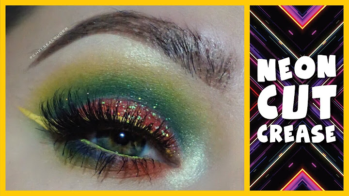 Neon Cut Crease Makeup Tutorial | Chelsea Louder