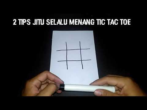 Trik selalu menang Tic Tac Toe sama teman kamu | start awal 100% bisa