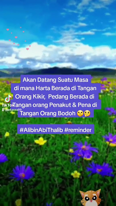 Akan datang suatu masa harta berada di tangan orang kikir #alibinabithalib #reminder #nasihatbijak
