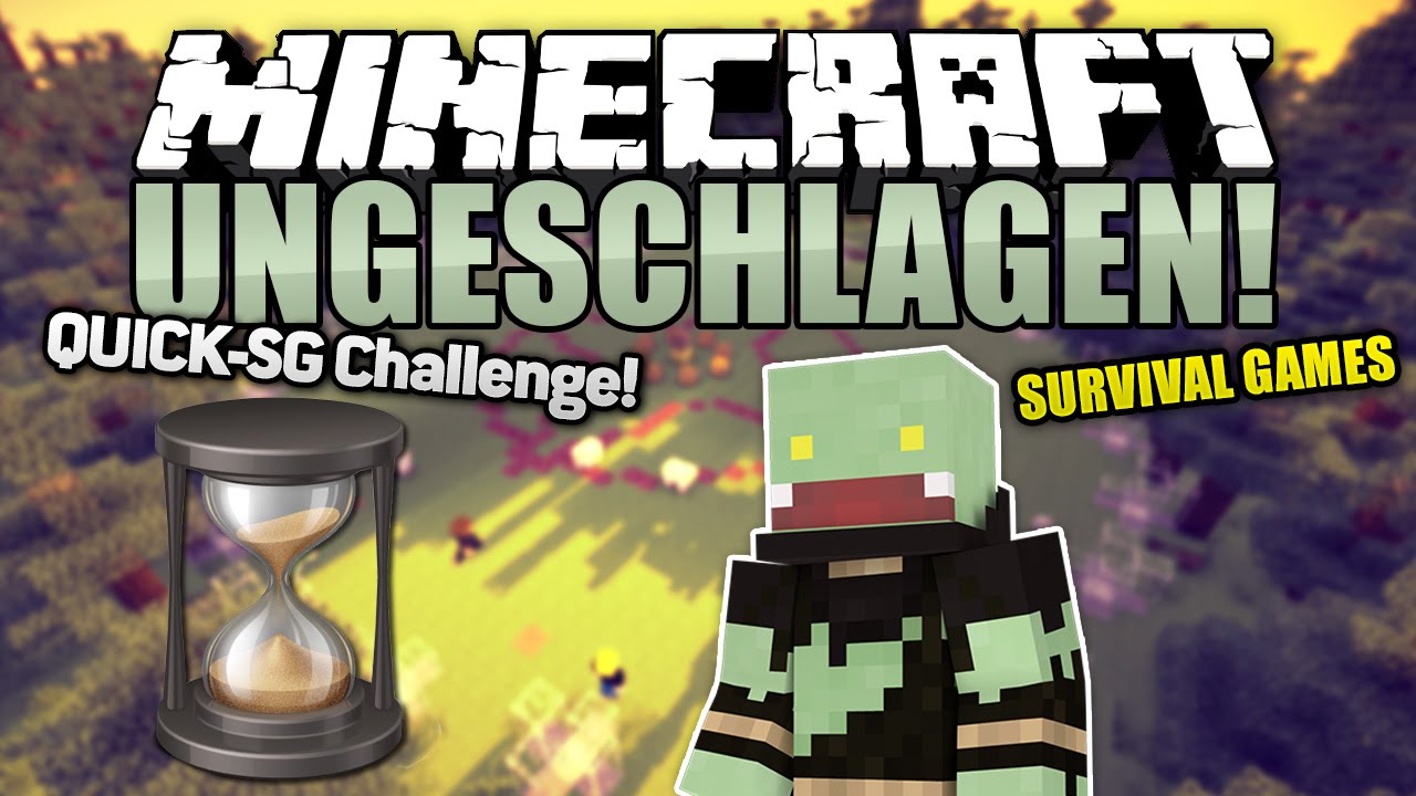 Quick Survival Games Challenge! - Minecraft UNGESCHLAGEN #96 | ungespielt
