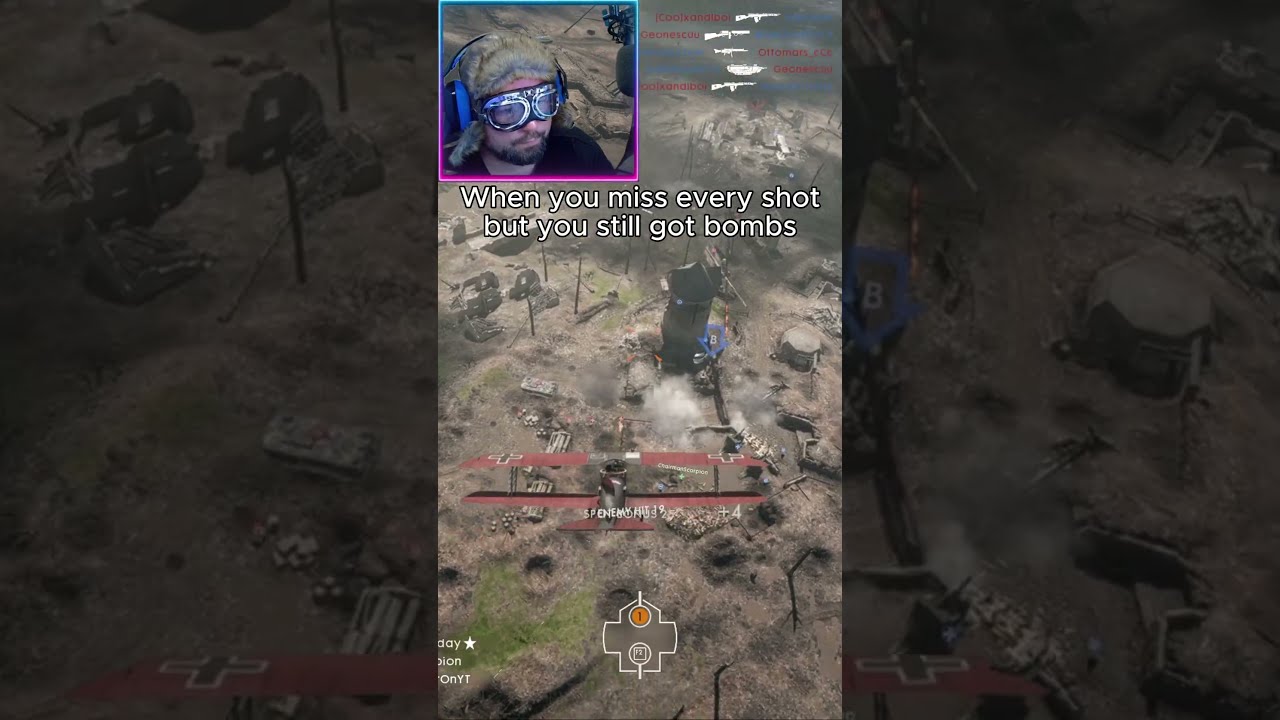 Battlefield 1 Pilot With Bad Aim And Bombs Battlefield1 Gaming Bf1